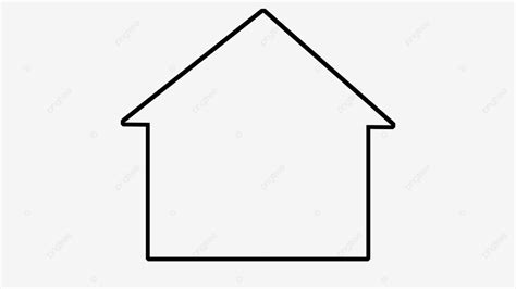 簡單房子圖案 眉头